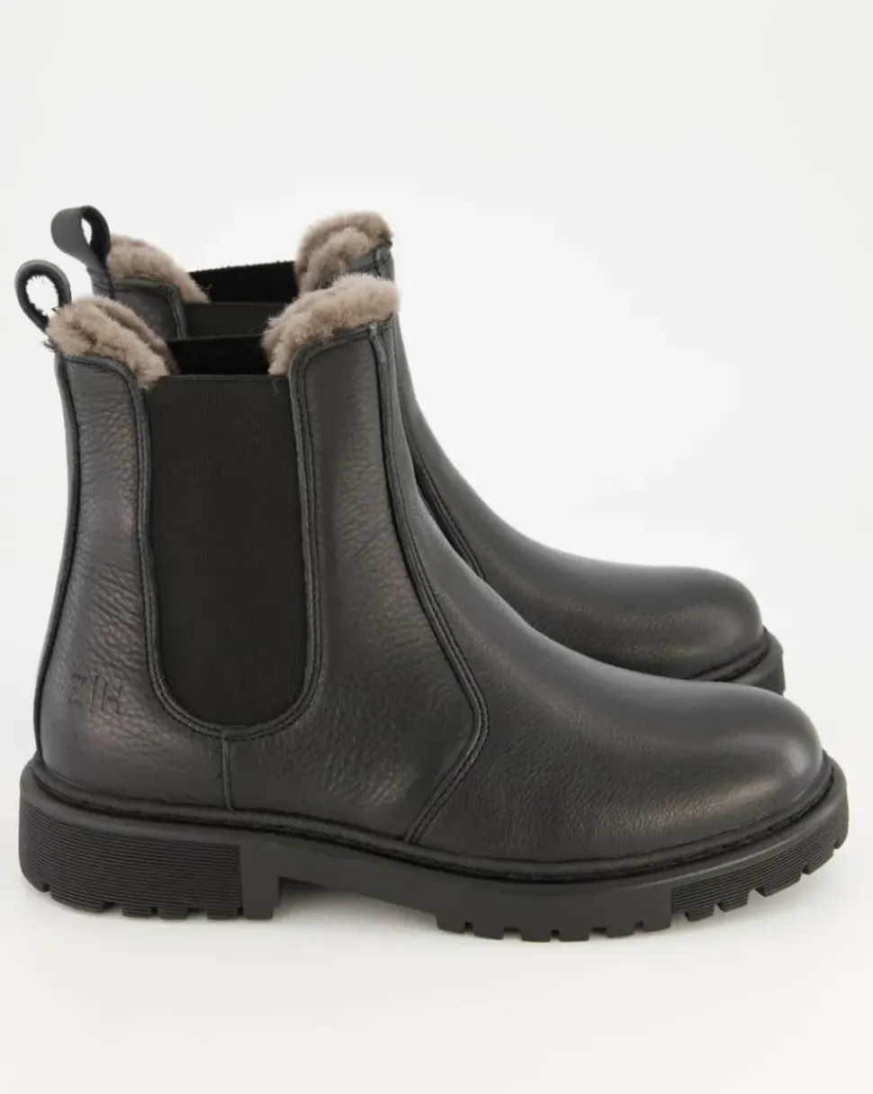 A7880-27 Chelsea Boots in Schwarz
