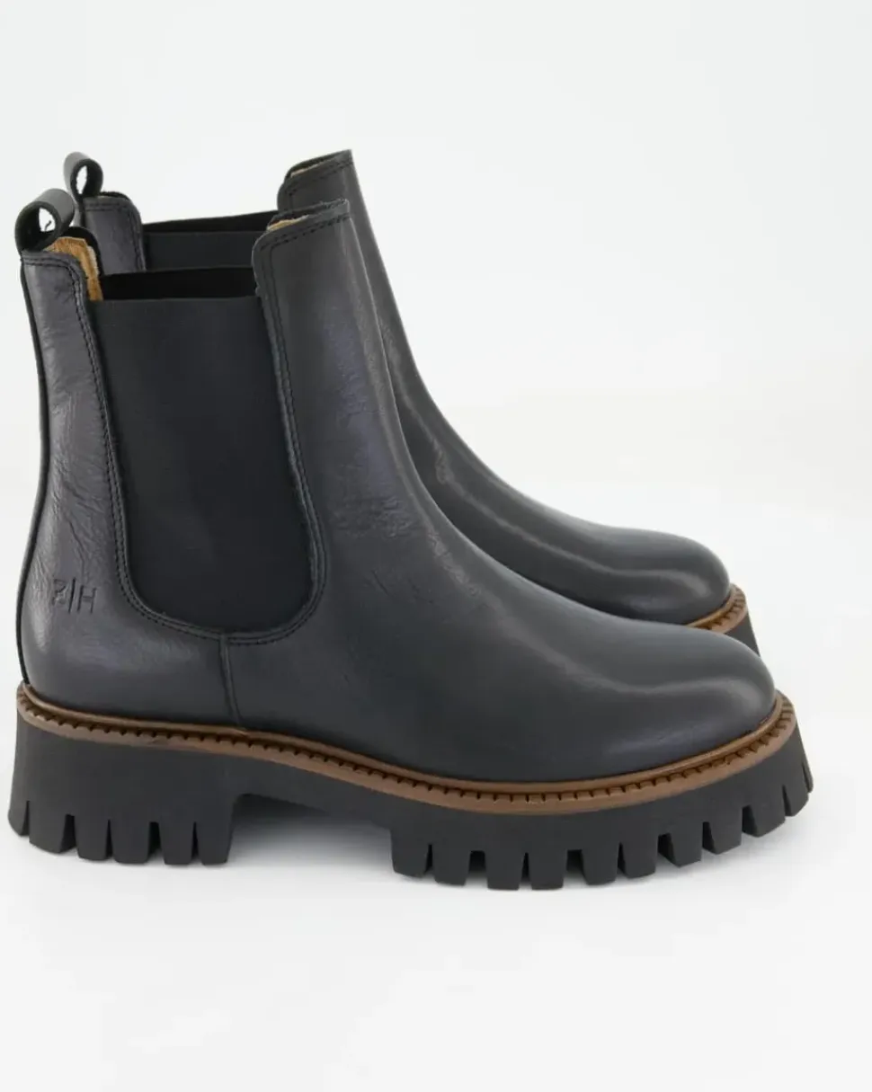 A8780-01 Chelsea Boots in Schwarz