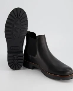 A7619-10 Chelsea Boots in Schwarz