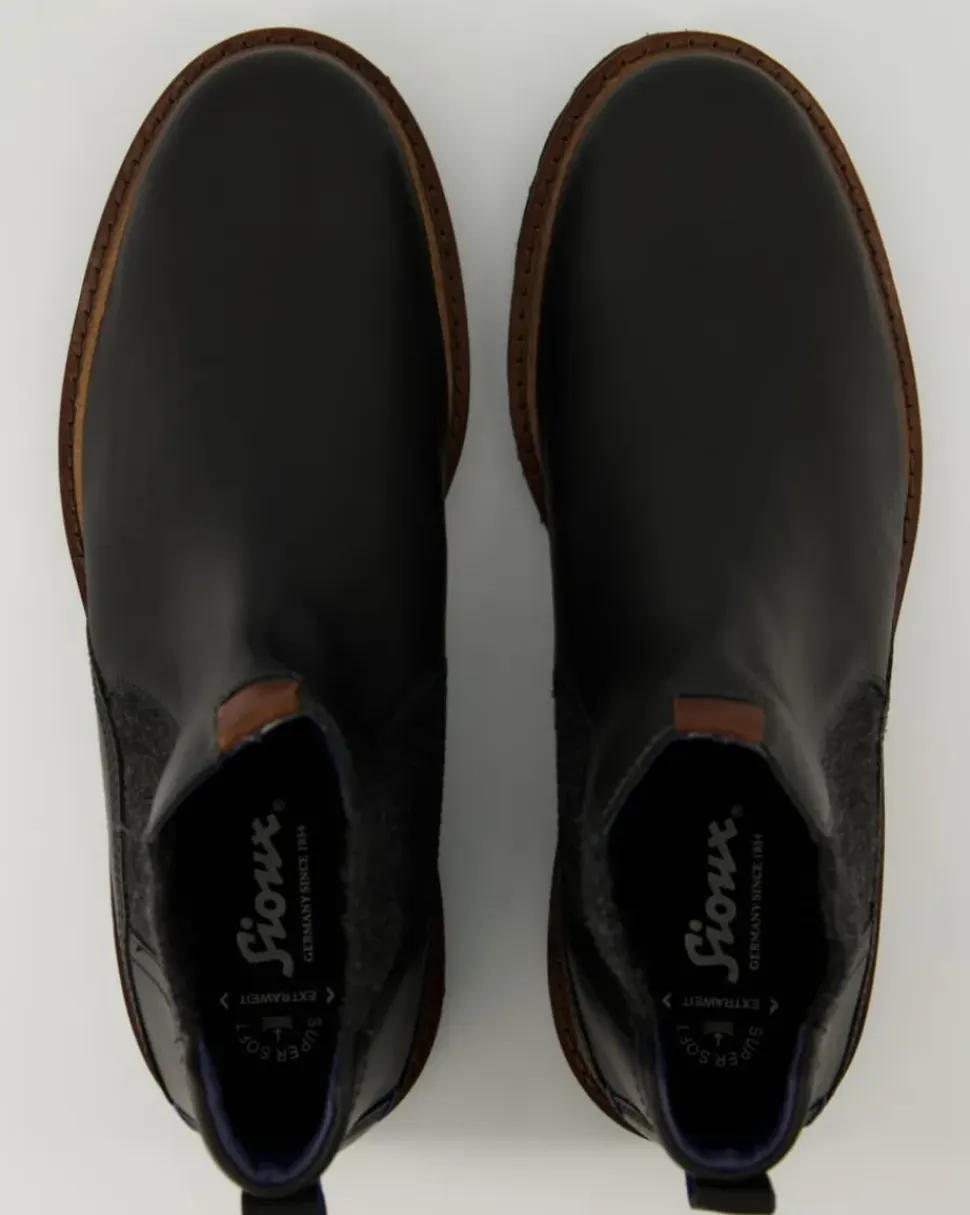 Adalrik-712 Chelsea Boots in Schwarz