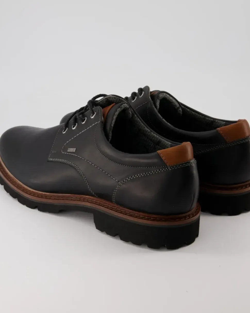 Adalrik-703-Tex-H Schnürschuhe in Schwarz