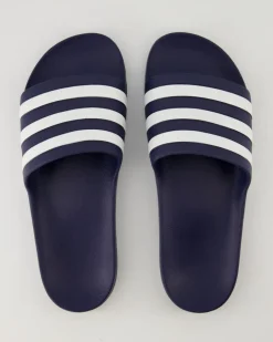 Adilette Aqua Pantoletten in Blau