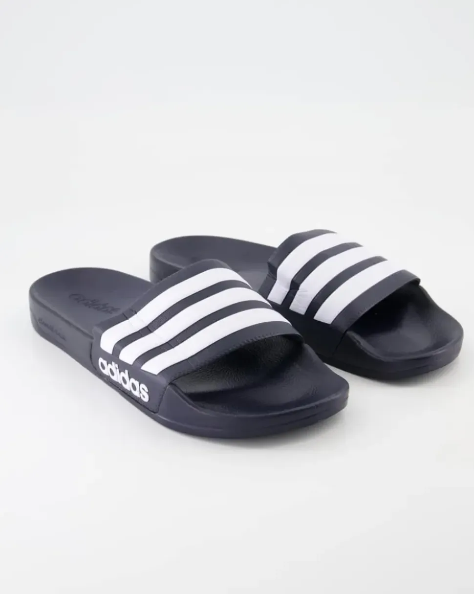 Adilette Shower Pantoletten in Blau