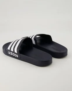 Adilette Shower Pantoletten in Schwarz