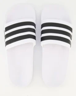 Adilette Shower Pantoletten in Weiß