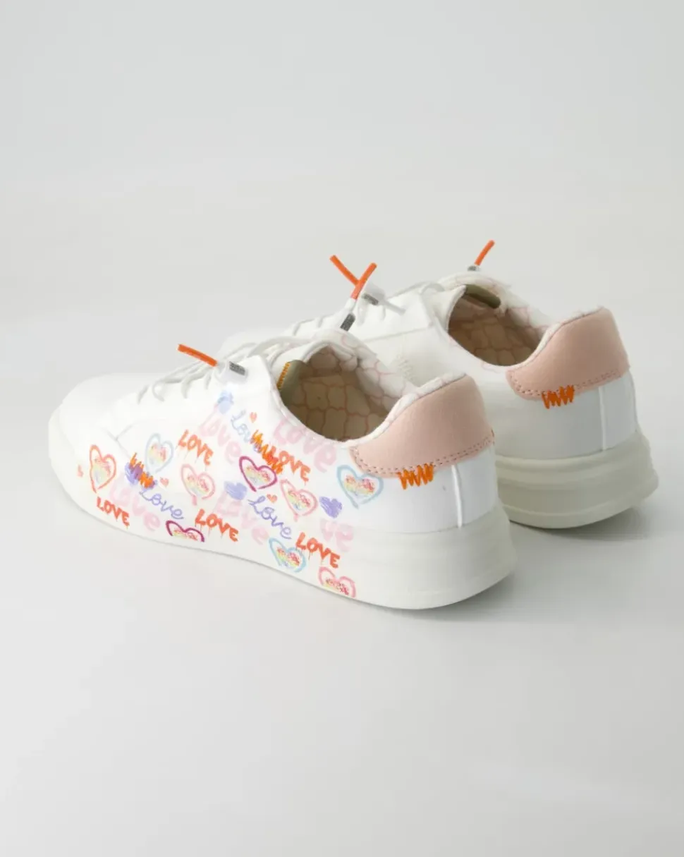 Alexa Love multicolor Sneaker in Weiß