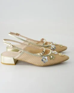 Amisanti Slingpumps in Gold