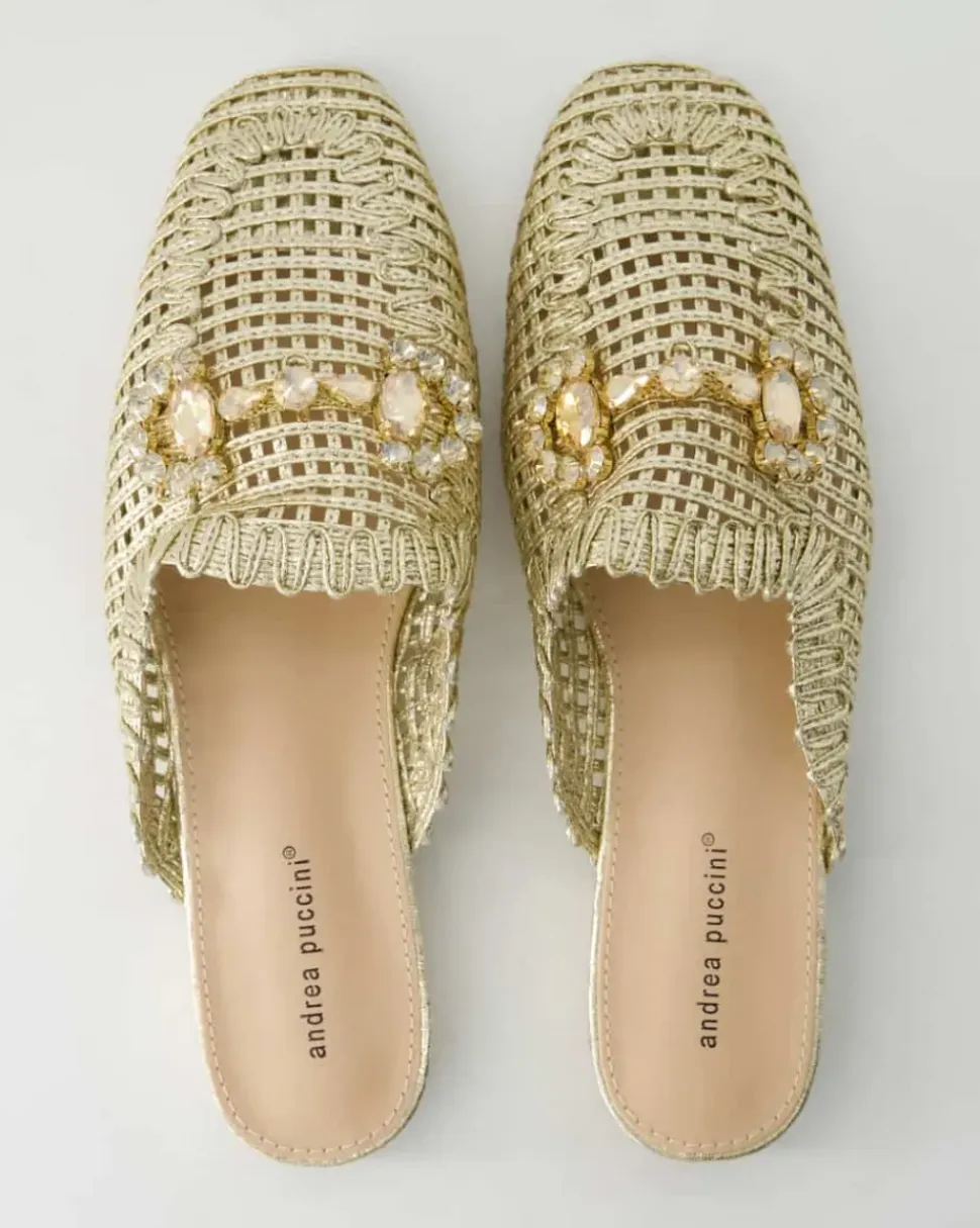 AP 23008-A1 Pantoletten in Gold
