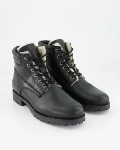 A7638-26 Schnürstiefel in Schwarz