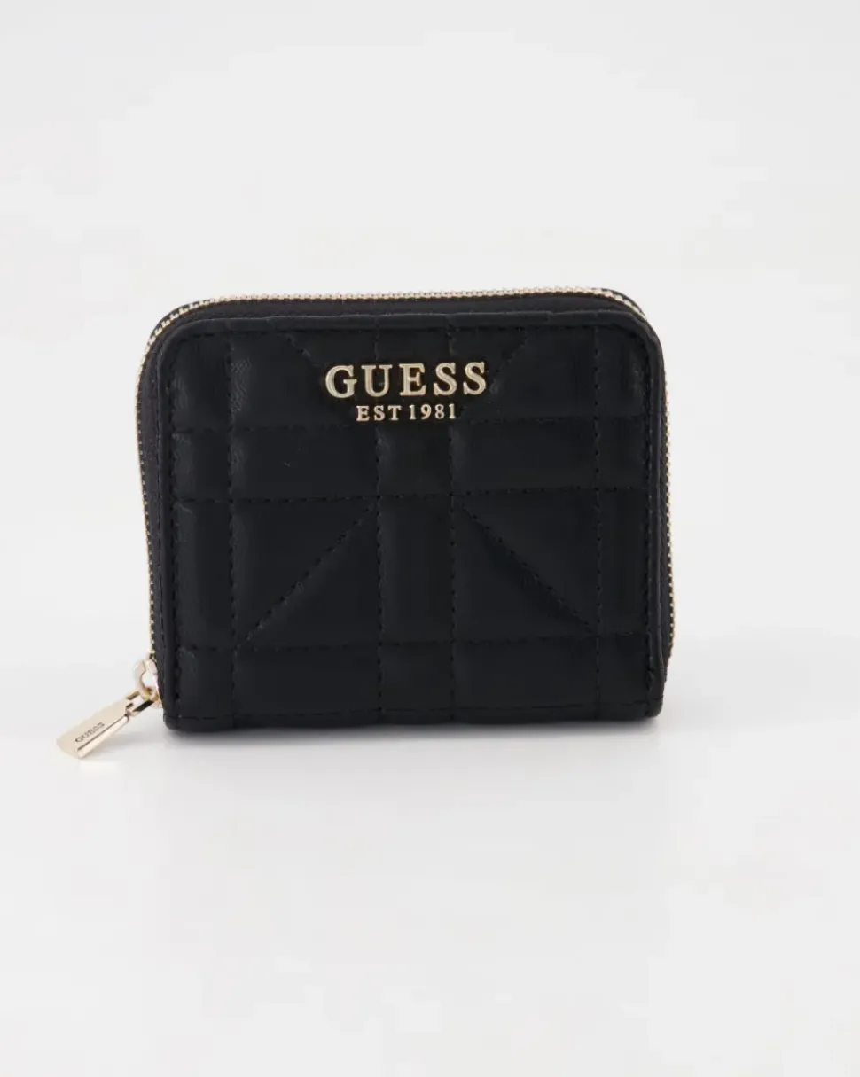Assia SLG Small Zip Around Portemonnaie in Schwarz
