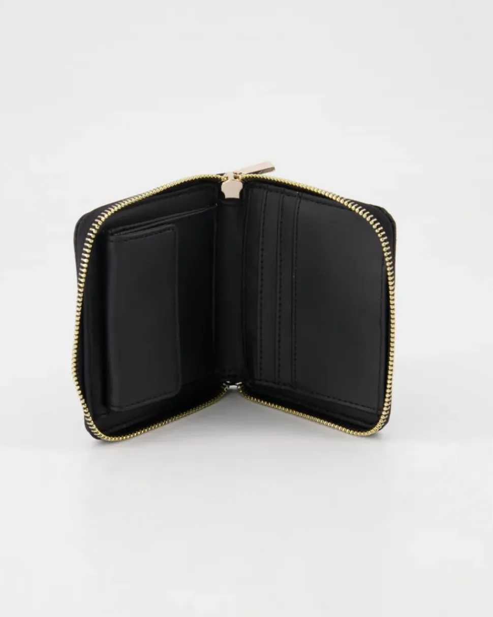 Assia SLG Small Zip Around Portemonnaie in Schwarz
