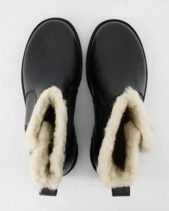 A8670-03 Stiefeletten in Schwarz