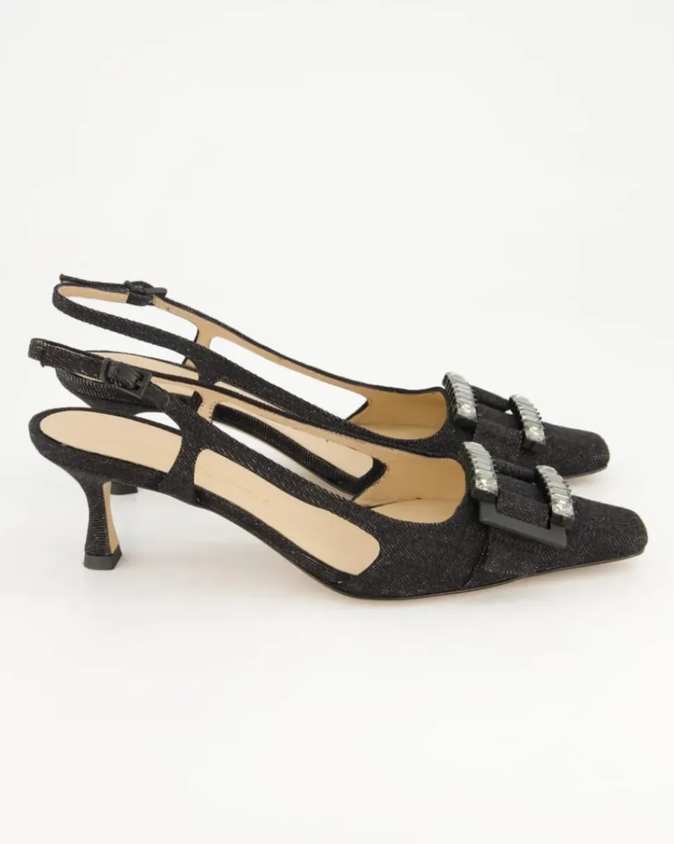 Atena Slingpumps in Schwarz