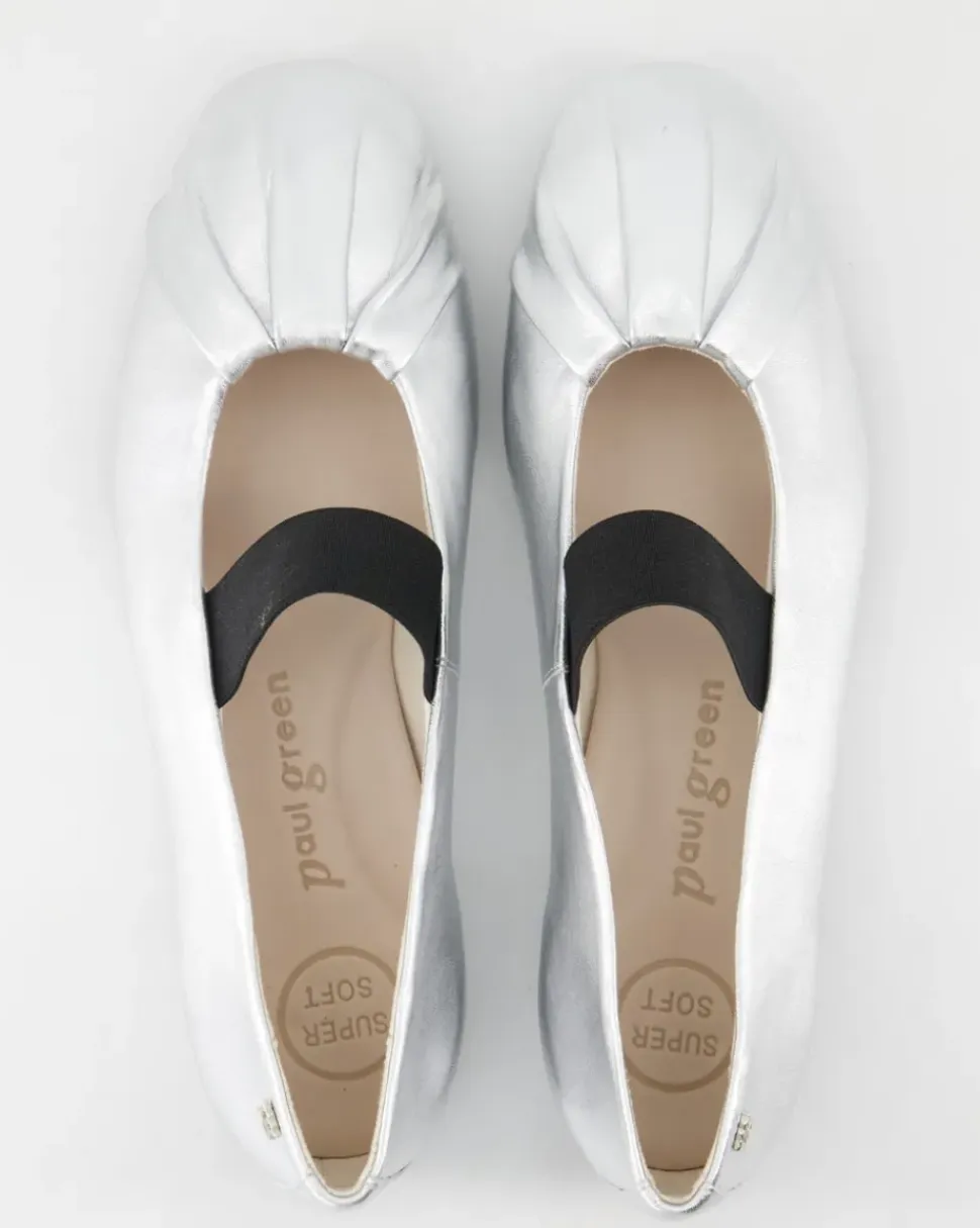 1112 Ballerinas in Silber