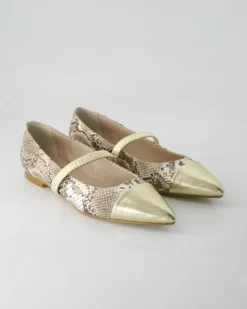 B028 Ballerinas in Gold