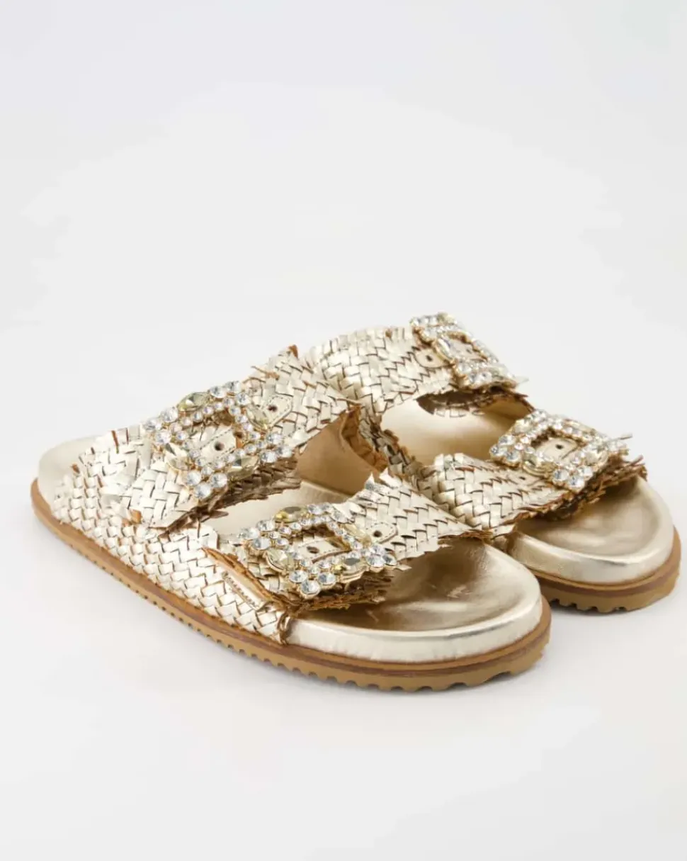 5476B27111B2 Pantoletten in Gold
