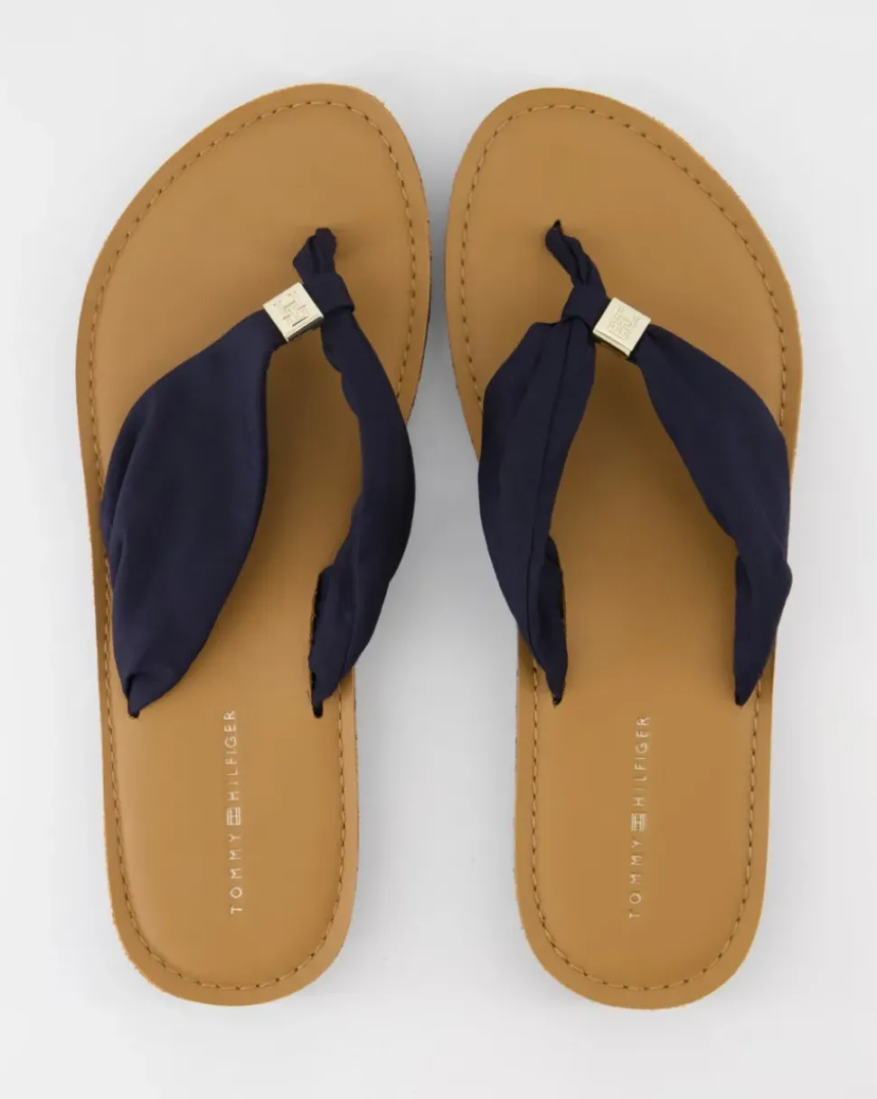 Beach Sandal Zehentrenner in Blau