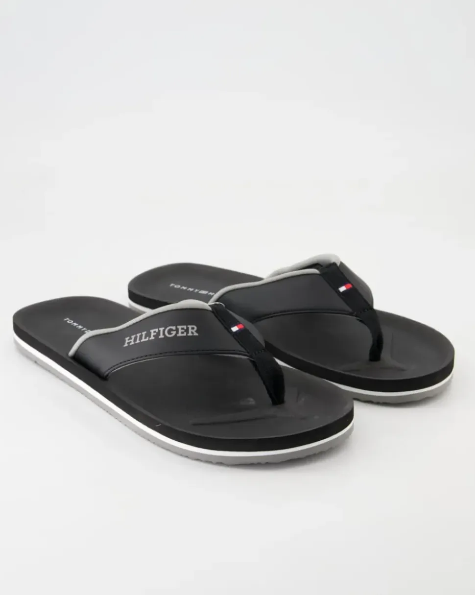 Beach Sandal Zehentrenner in Schwarz