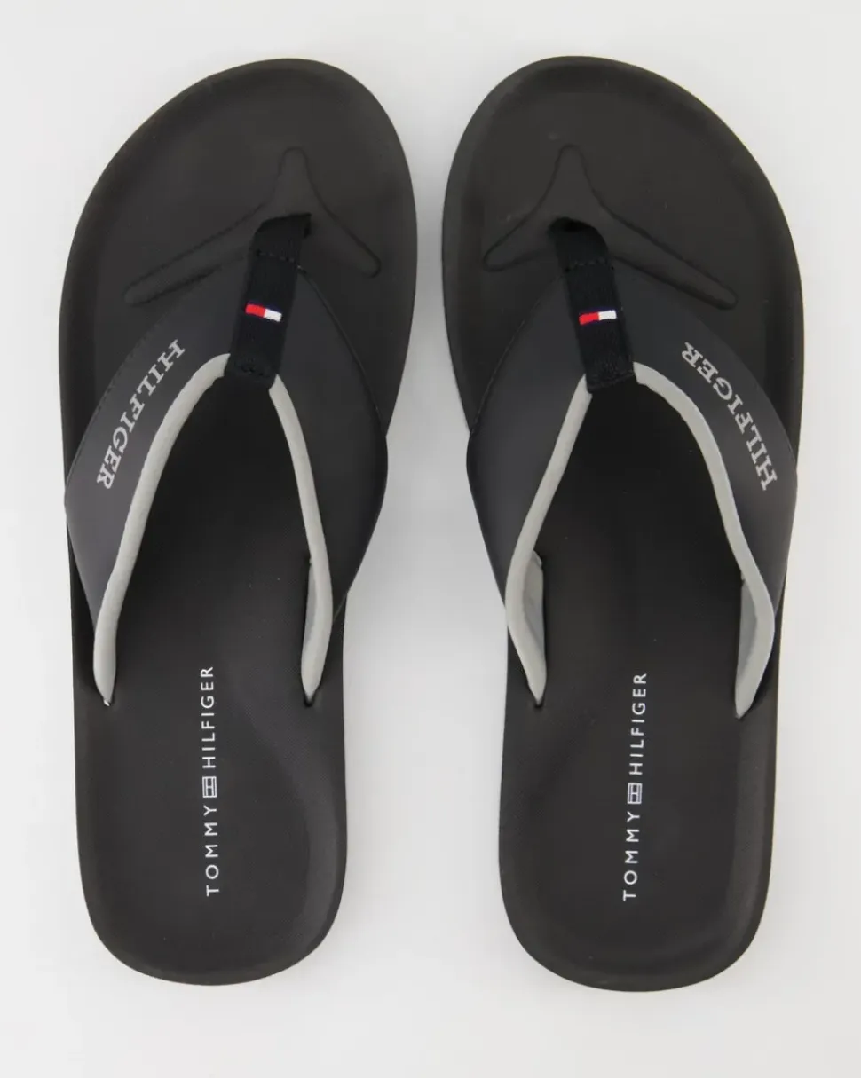 Beach Sandal Zehentrenner in Schwarz