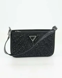 Beauvoir Mini Top Zip Shoulder Handtasche in Schwarz