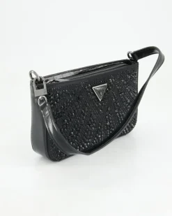 Beauvoir Mini Top Zip Shoulder Handtasche in Schwarz