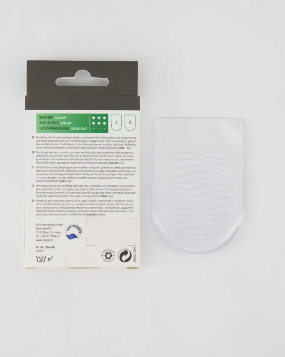 BER MAGIC HEEL 6892 GR.M Einlegesohlen in Transparent