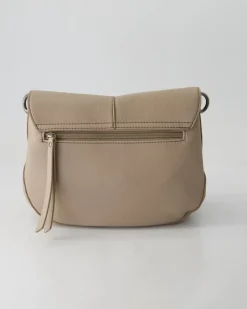 Bestie Saddle Handtasche in Beige
