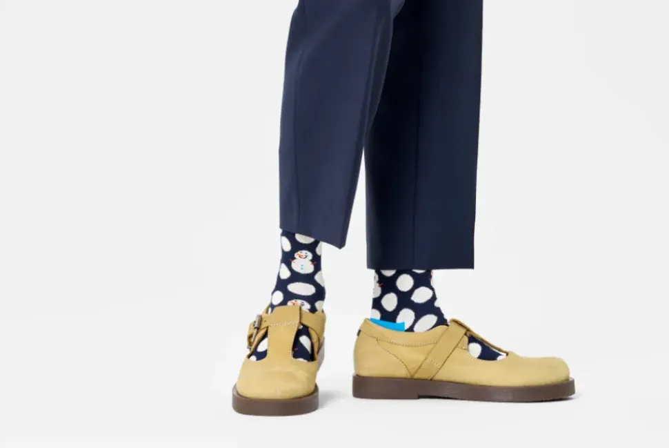 Big Dot Snowman Sock Socken in Mehrfarbig