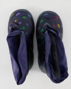 Blinking Hearts Gummistiefel in Blau