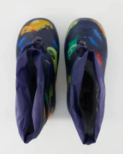 Blinking Monsters Gummistiefel in Blau
