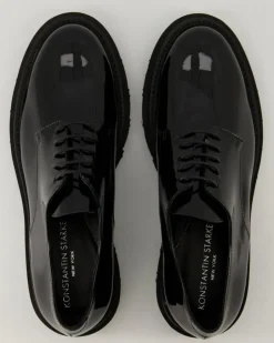 B038M Schnürschuhe in Schwarz