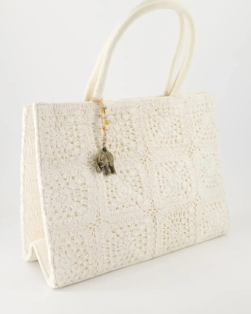 Book Tote Large Shopper in Beige