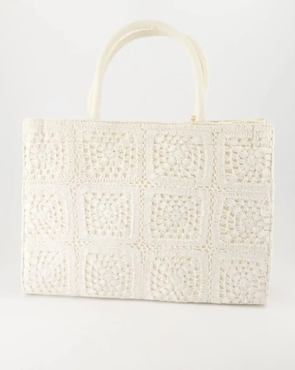 Book Tote Large Shopper in Beige