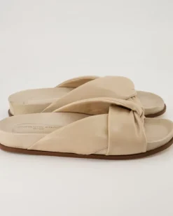 B412 Pantoletten in Beige