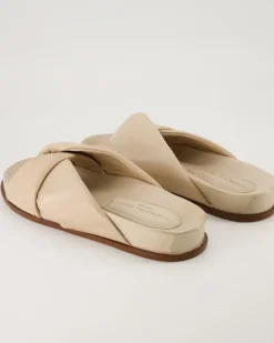 B412 Pantoletten in Beige