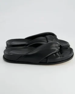 B412 Pantoletten in Schwarz