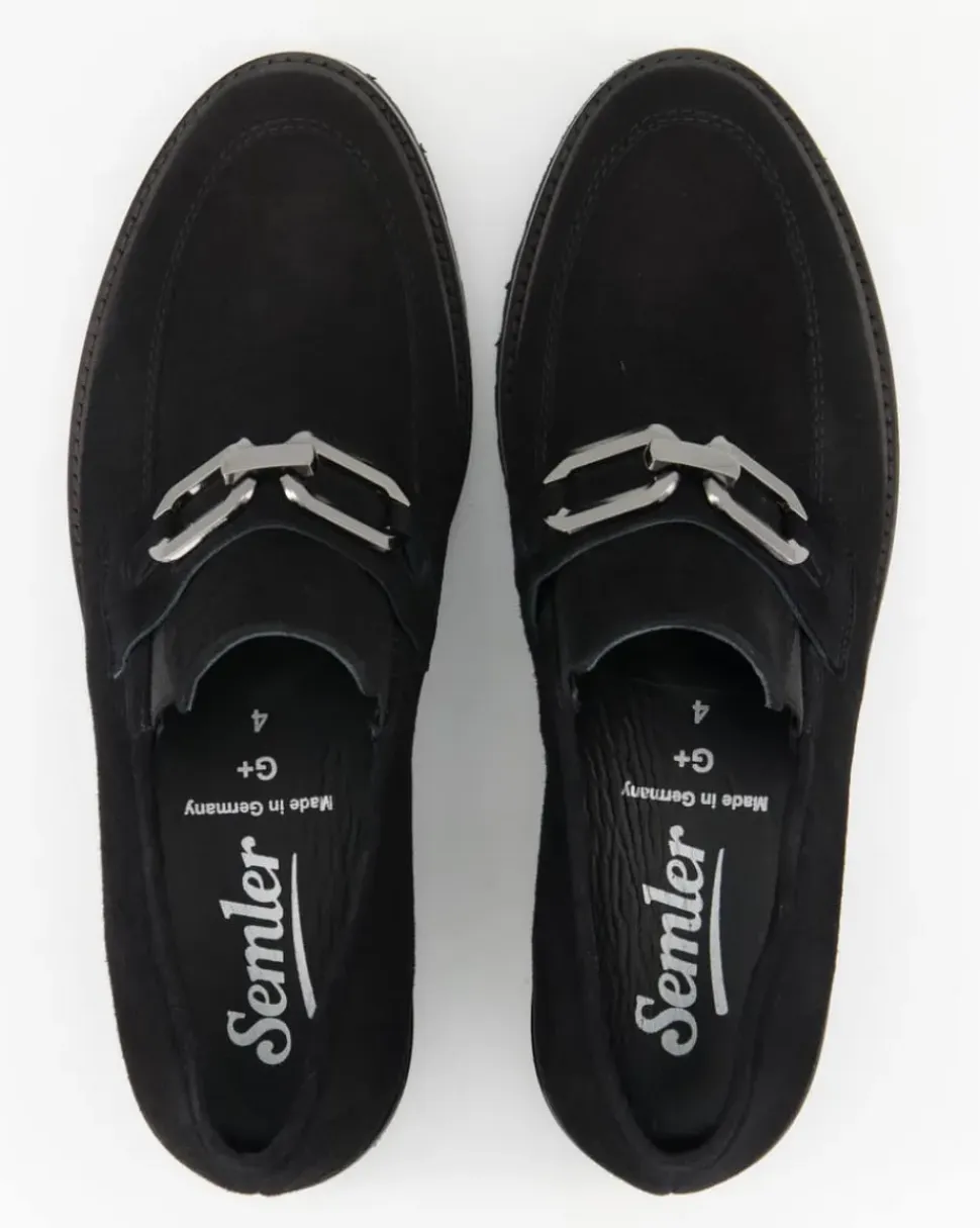 BÄRBEL Slipper in Schwarz