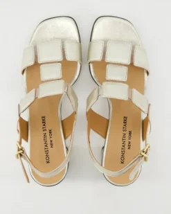 B604 Sandalen in Silber