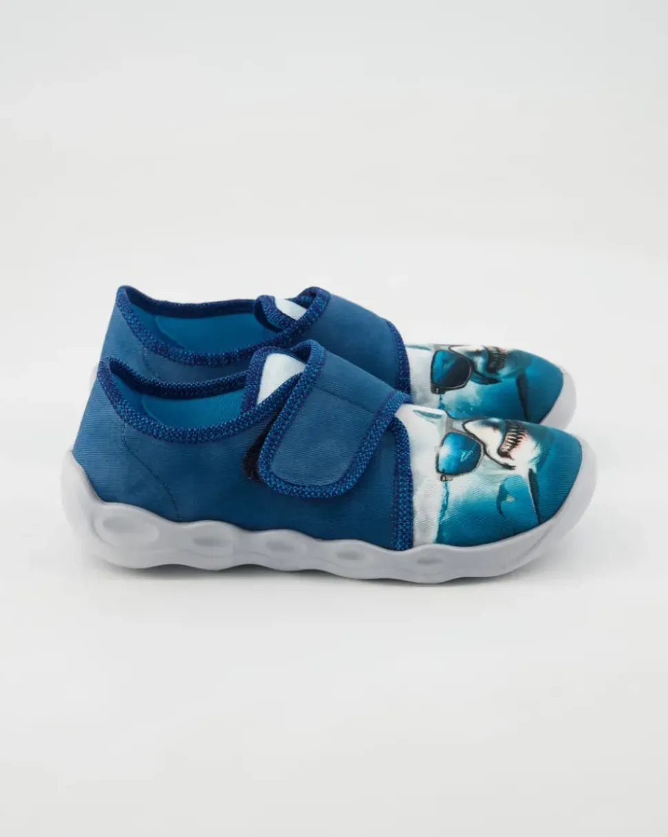 BUBBLE Hausschuhe in Blau