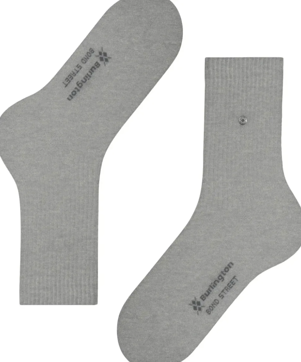 Burlington Bond Street Socken in Grau