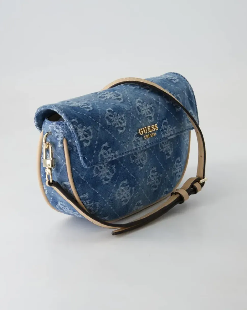 Cerelia Flap Shoulder Bag Umhängetasche in Blau