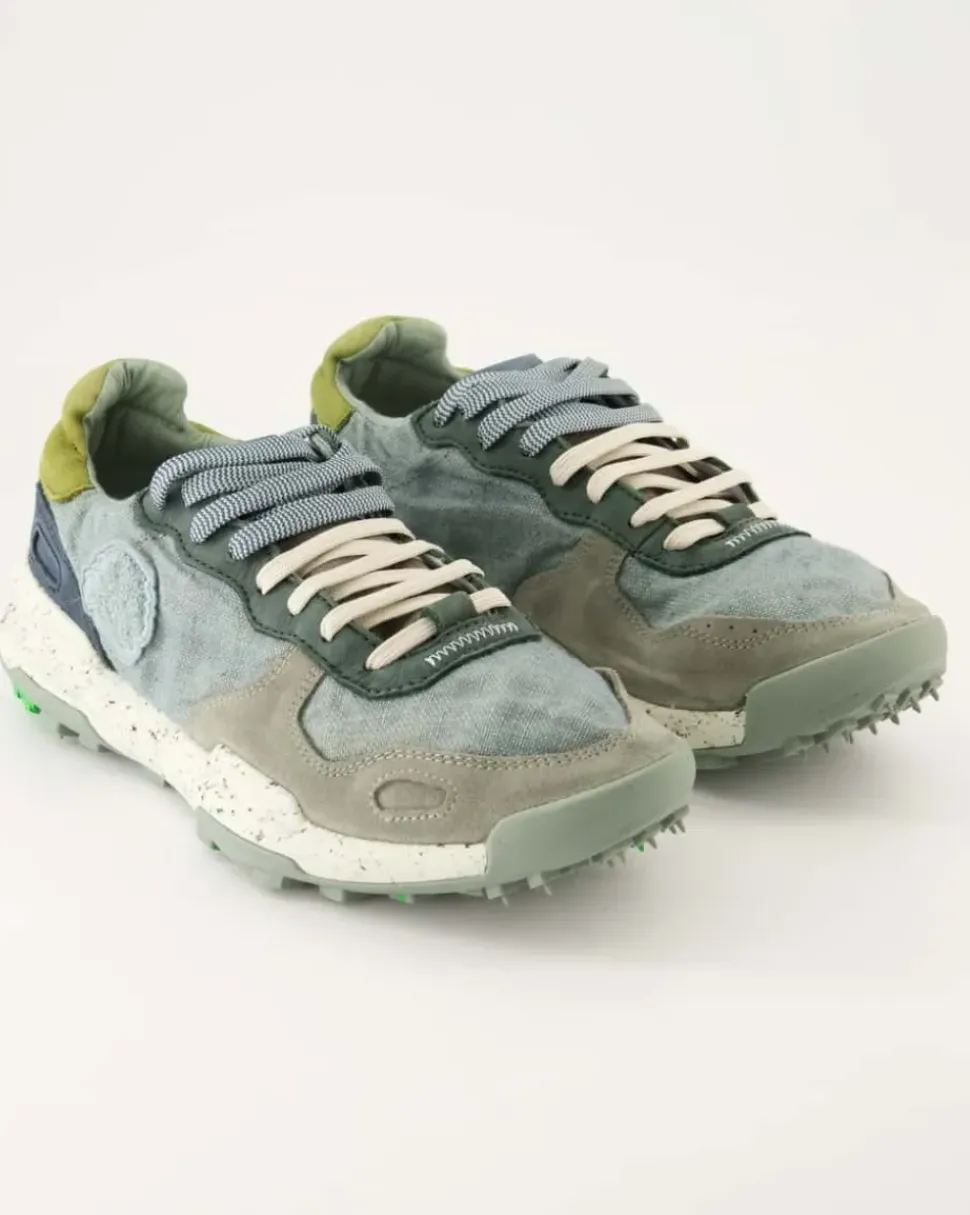 Chacrona Linen Sneaker in Blau