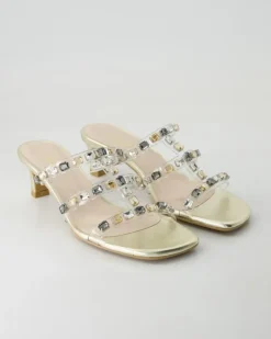 Chelisa Pantoletten in Gold