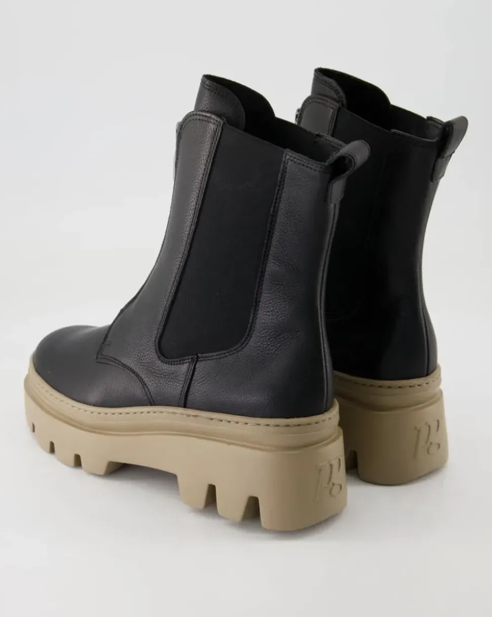 8030-016 Chelsea Boots in Schwarz