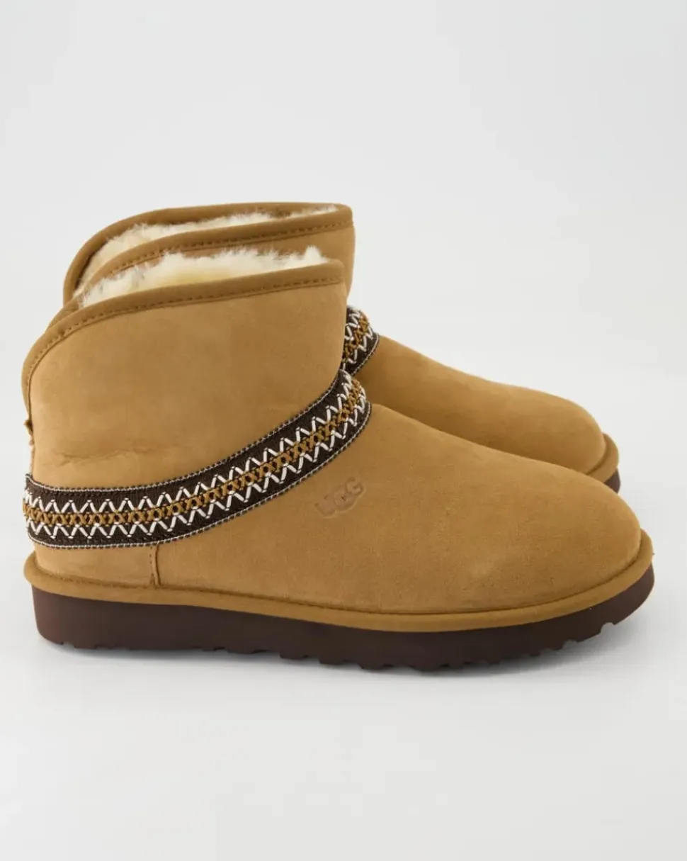 Classic Mini Crescent Winterschuhe in Beige