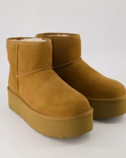 Classic Mini Platform Winterschuhe in Braun