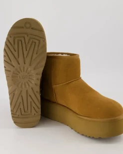 Classic Mini Platform Winterschuhe in Braun