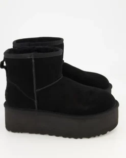 Classic Mini Platform Winterschuhe in Schwarz