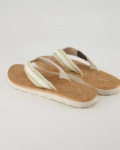 Cork Sandal Zehentrenner in Beige