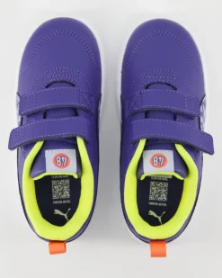 Courtflex V3 Poised 2 Race V Sneaker in Blau